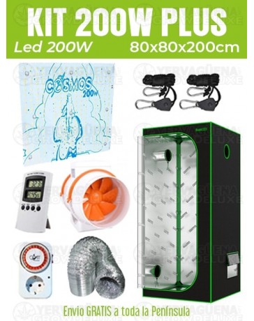 KIT ARMARIO 80X80X200 LED COSMOS 200W