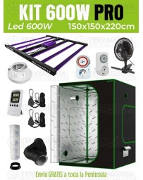 KIT ARMARIO 150X150X220 LED LUMATEK ATTIS 600W PRO 