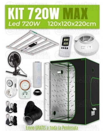 KIT ARMARIO 120X120X220 LAZERLITE COMPLETE 720W