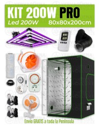 KIT ARMARIO 80X80X200 LED LUMATEK ATTIS 200W PRO 