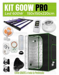 KIT ARMARIO 150X150X220 LED LUMATEK ATTIS 600W PRO 