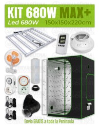 KIT ARMARIO 150X150X220 LED SPIDER KING 680W MAX+