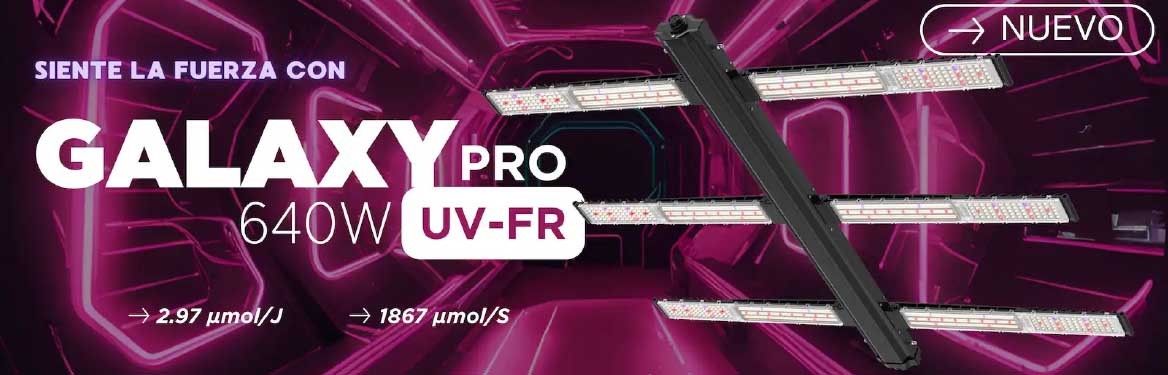 Sistema LED Galaxy PRO 640W UVFR